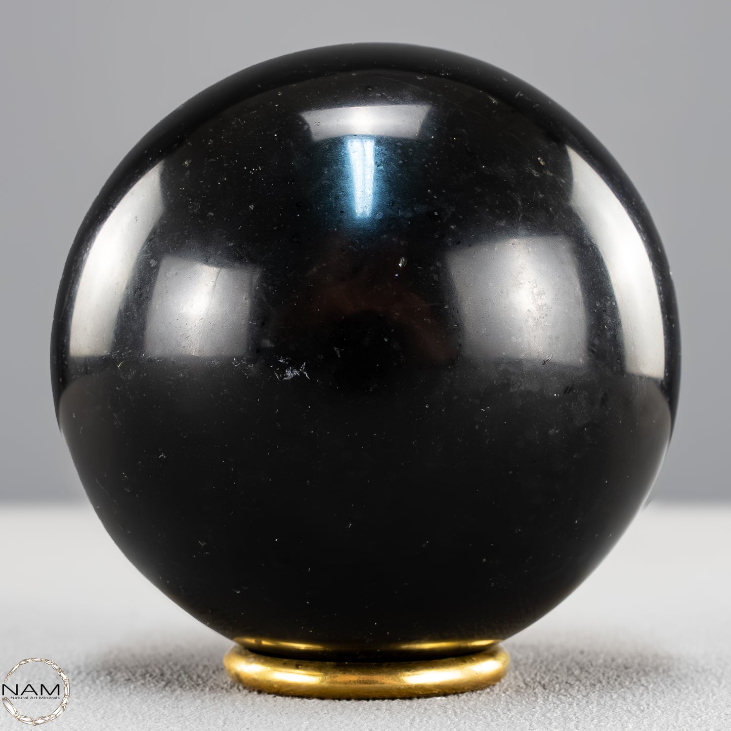 Schwarze Tourmalin-Kristall Kugel aus Brasilien - 1169,79g