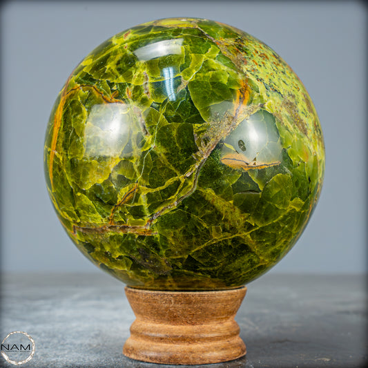 Natürliche Grüne Opal-Kristall Kugel - 1085,41g - 97mmm