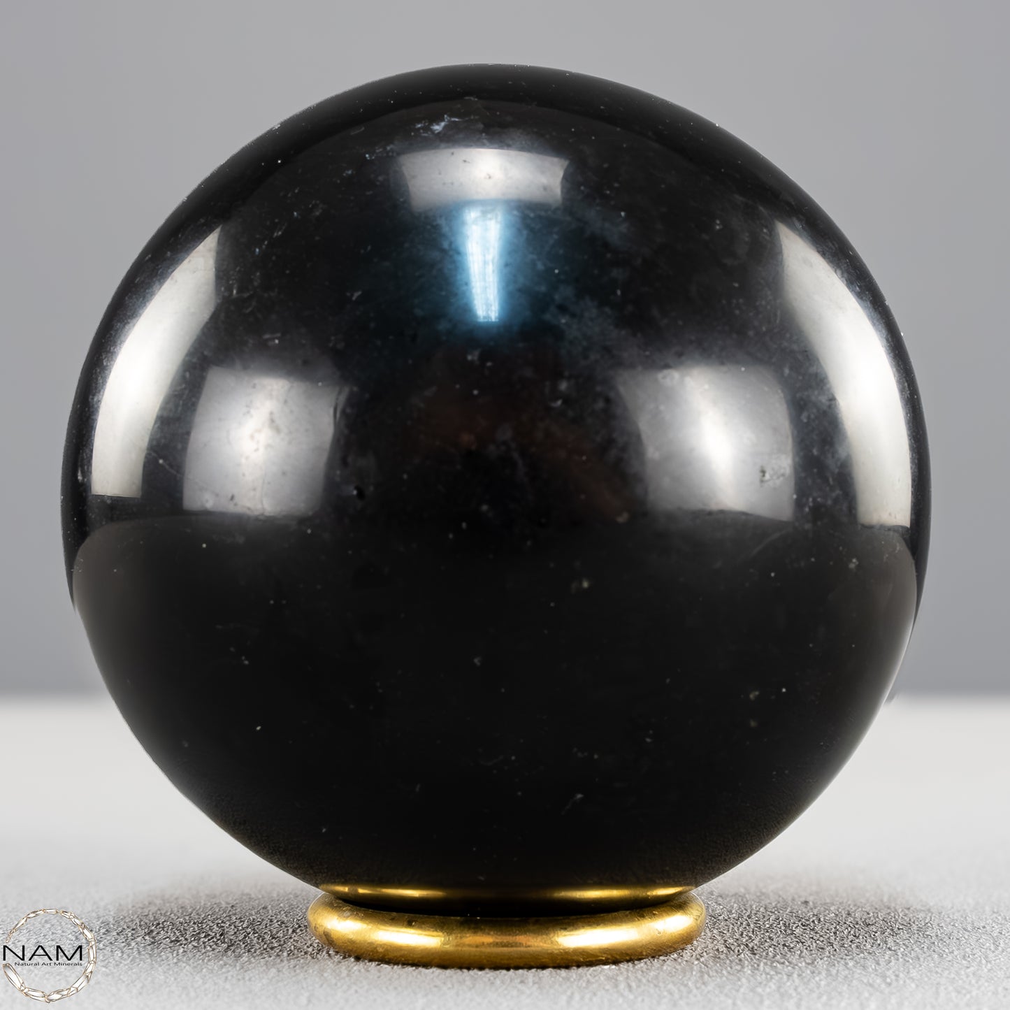 Schwarze Tourmalin-Kristall Kugel aus Brasilien - 1169,79g