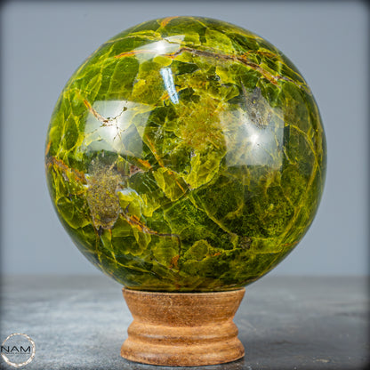 Natürliche Grüne Opal-Kristall Kugel - 1085,41g - 97mmm