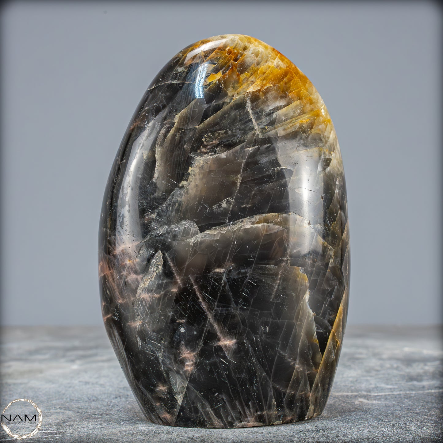 Natürliche Funkelnde Mondstein Kristall-Freiform - 791,28g