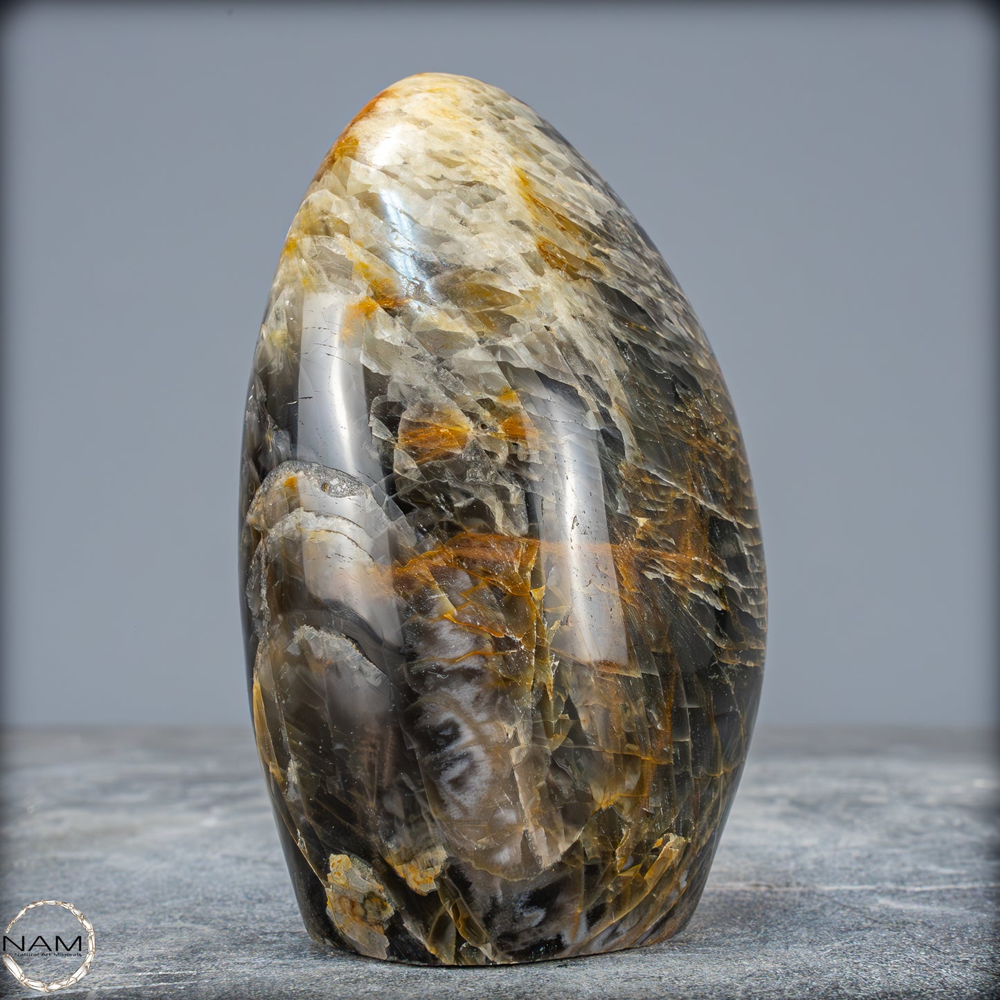 Natürliche Funkelnde Mondstein Kristall-Freiform - 791,28g