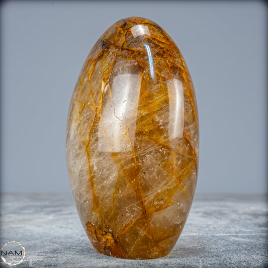 Natürliche Golden Healer Quarz-Kristall Freiform - 626,76g