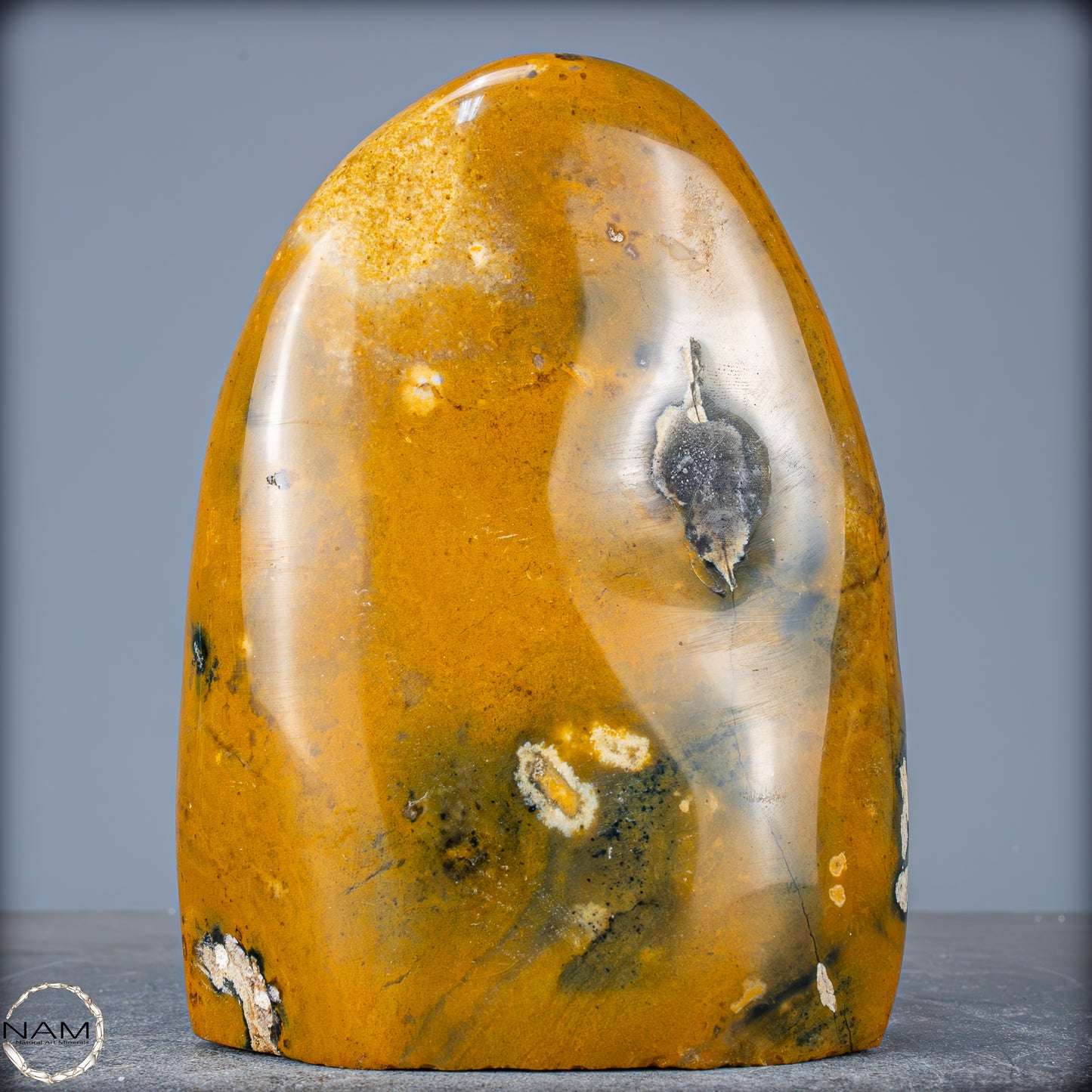 Natürliche Jaspis-Chalcedon Kristallflamme - 1587,79g
