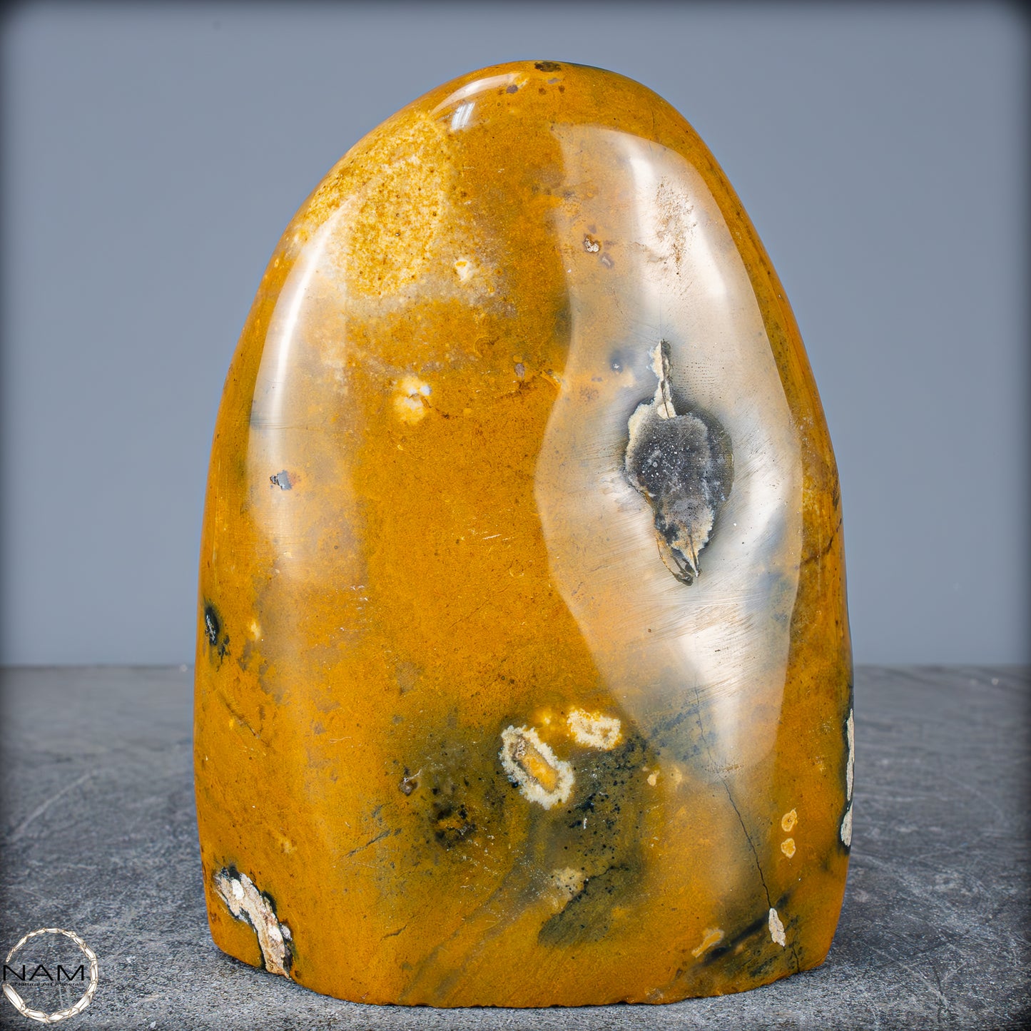 Natürliche Jaspis-Chalcedon Kristallflamme - 1587,79g