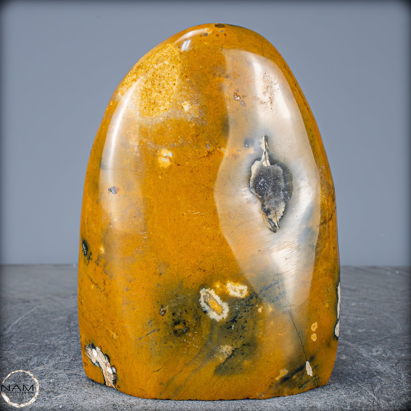 Natürliche Jaspis-Chalcedon Kristallflamme - 1587,79g