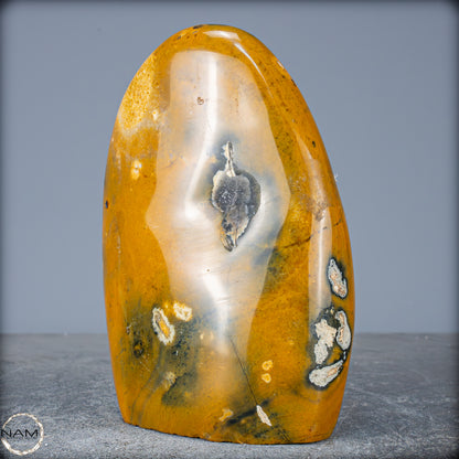 Natürliche Jaspis-Chalcedon Kristallflamme - 1587,79g