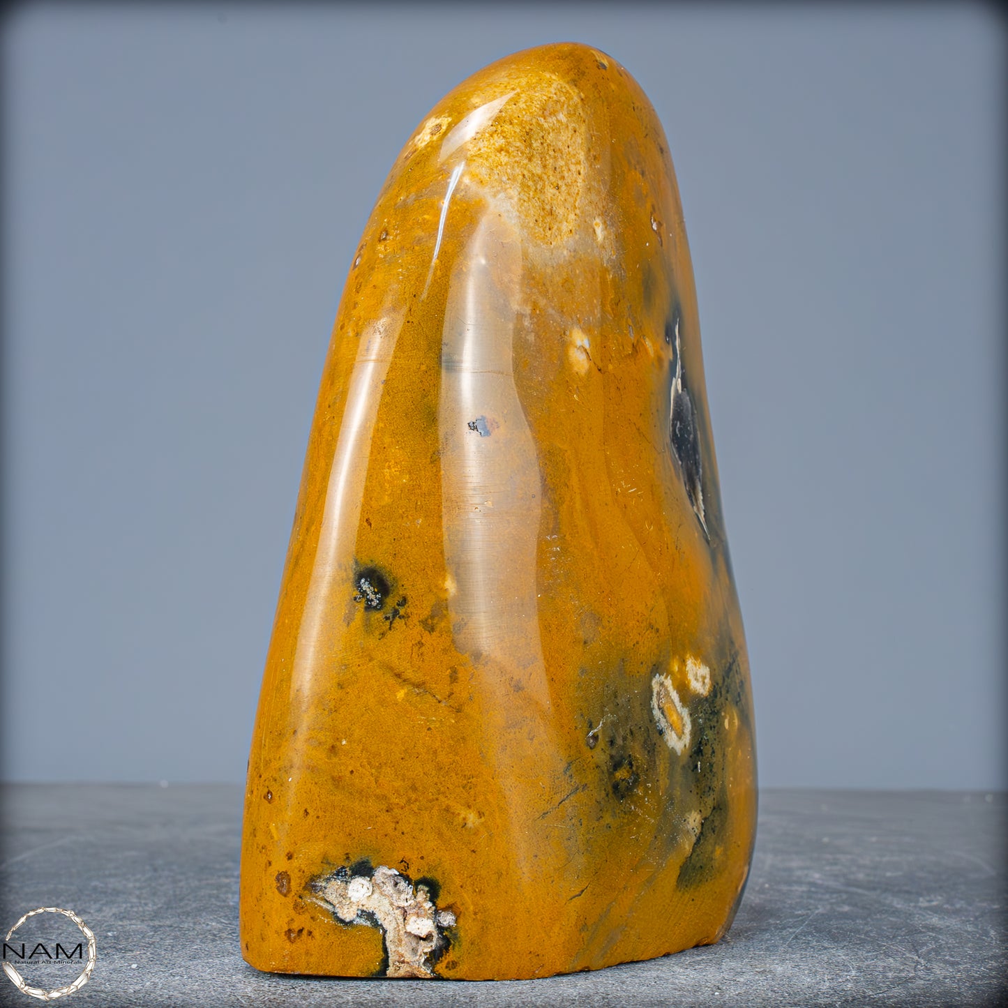 Natürliche Jaspis-Chalcedon Kristallflamme - 1587,79g