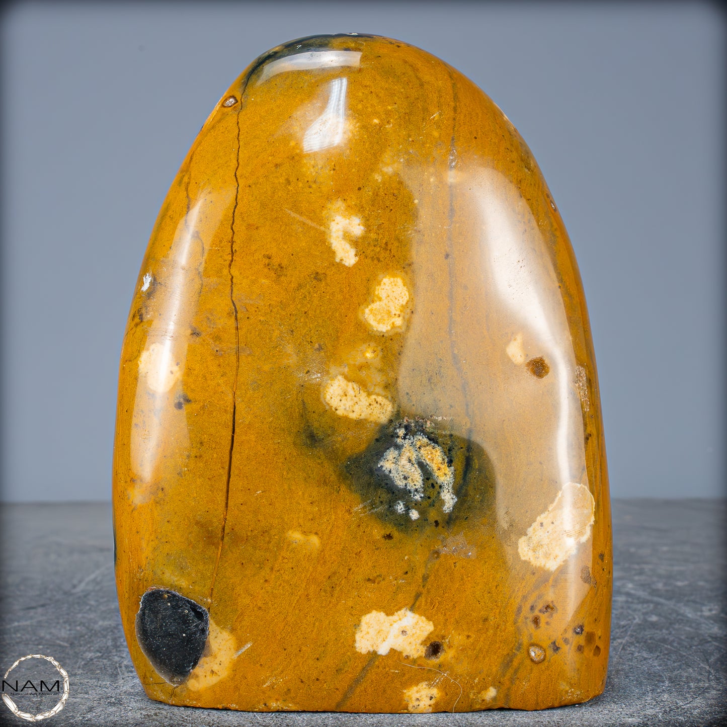 Natürliche Jaspis-Chalcedon Kristallflamme - 1587,79g