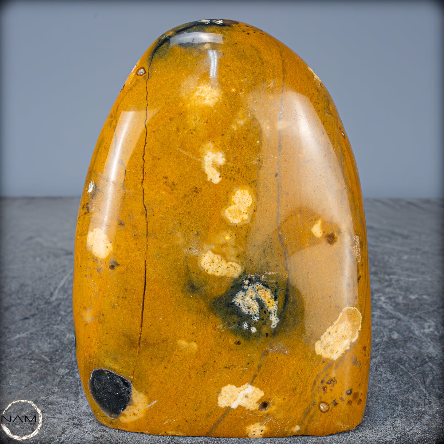 Natürliche Jaspis-Chalcedon Kristallflamme - 1587,79g