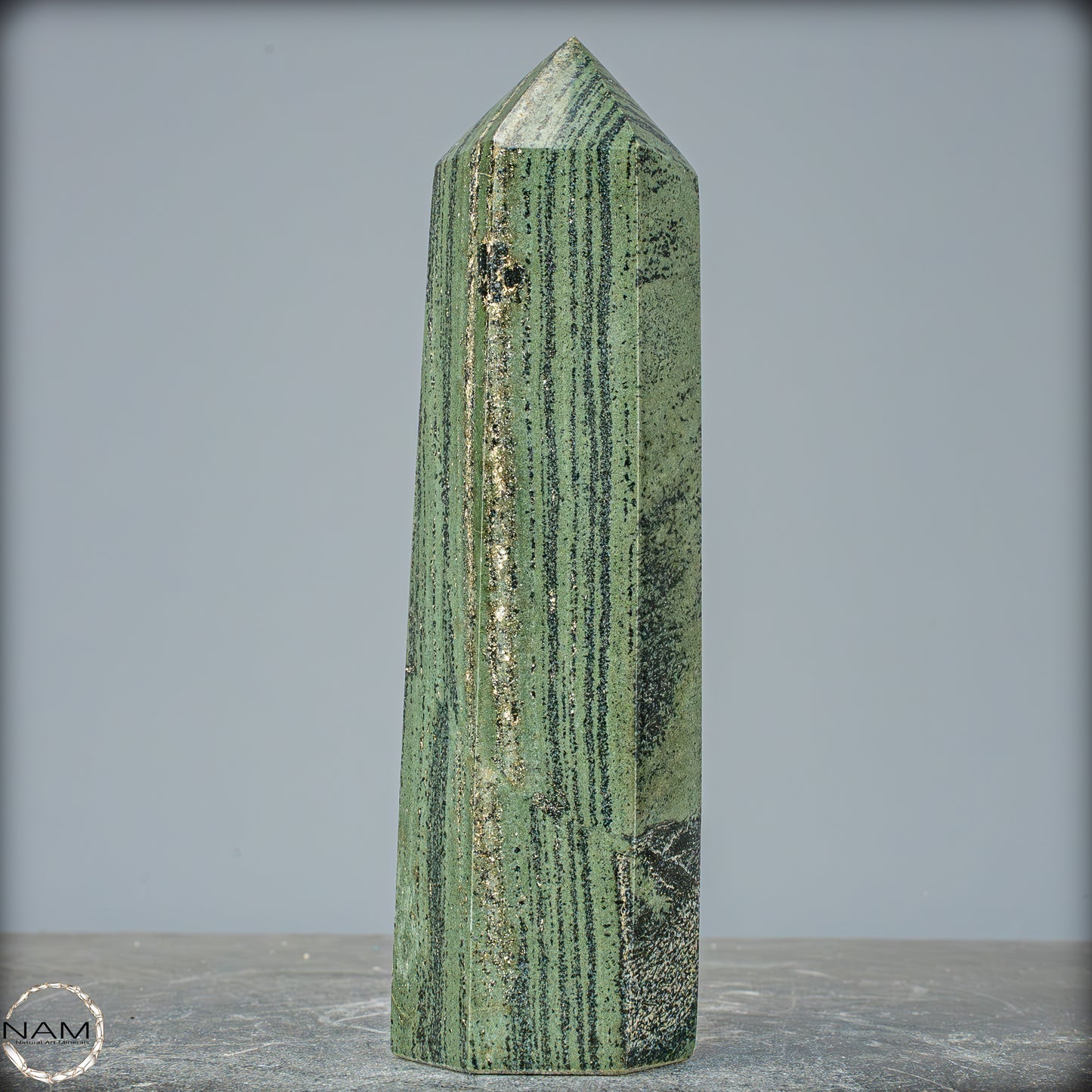 Gebänderter Eldarit-Jaspis Obelisk - 942,28g