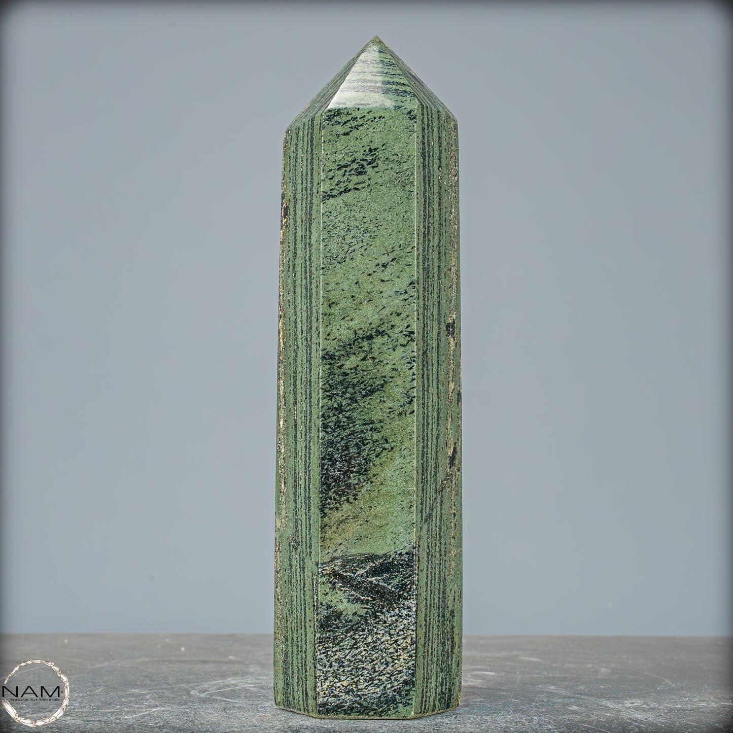 Gebänderter Eldarit-Jaspis Obelisk - 942,28g