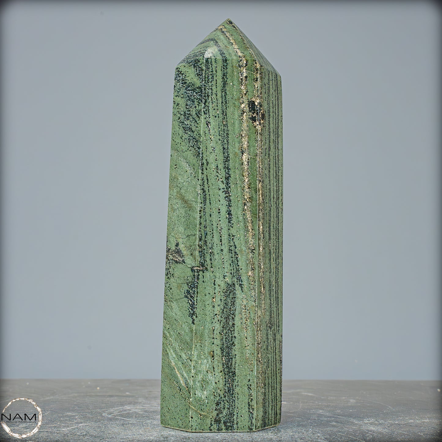 Gebänderter Eldarit-Jaspis Obelisk - 942,28g