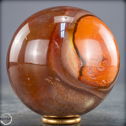 Natürliche Polychrome Jaspis Kristall-Kugel - 664,25g - 79mm