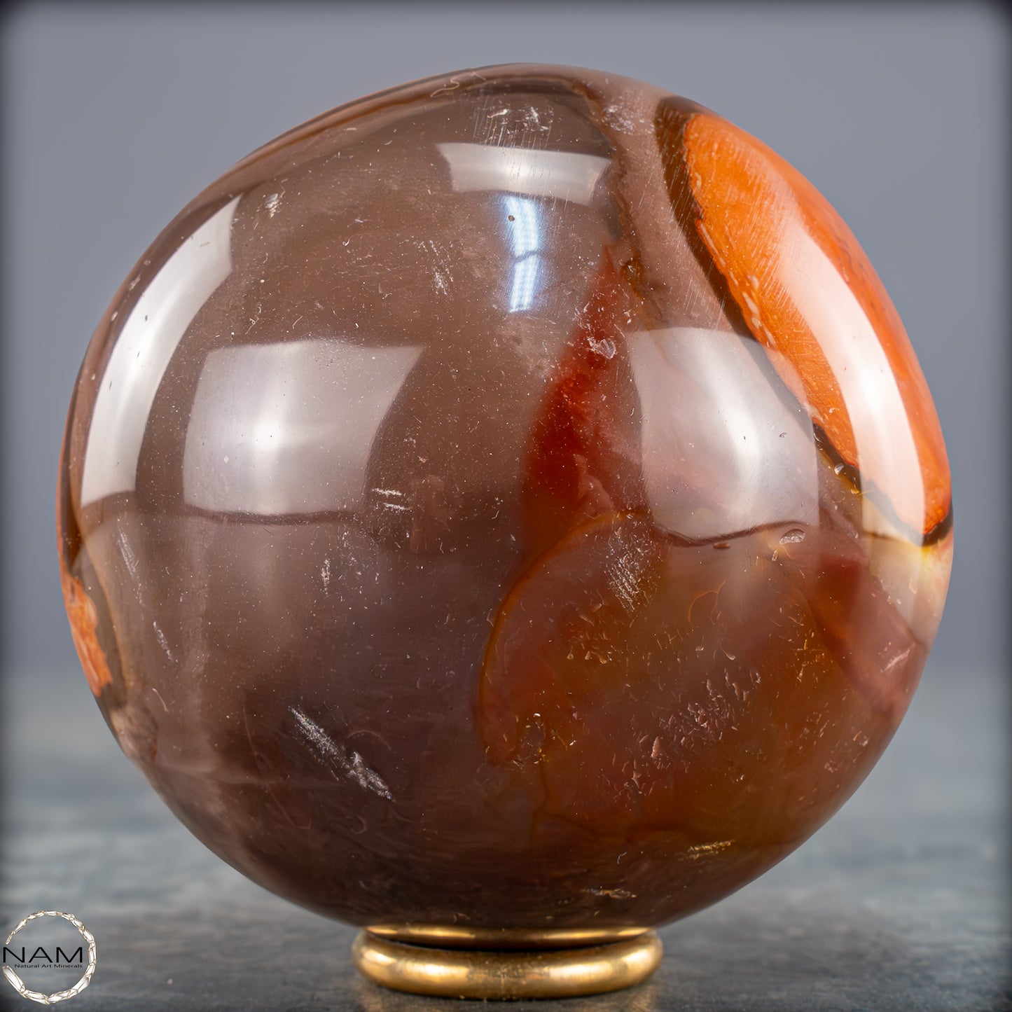 Natürliche Polychrome Jaspis Kristall-Kugel - 664,25g - 79mm