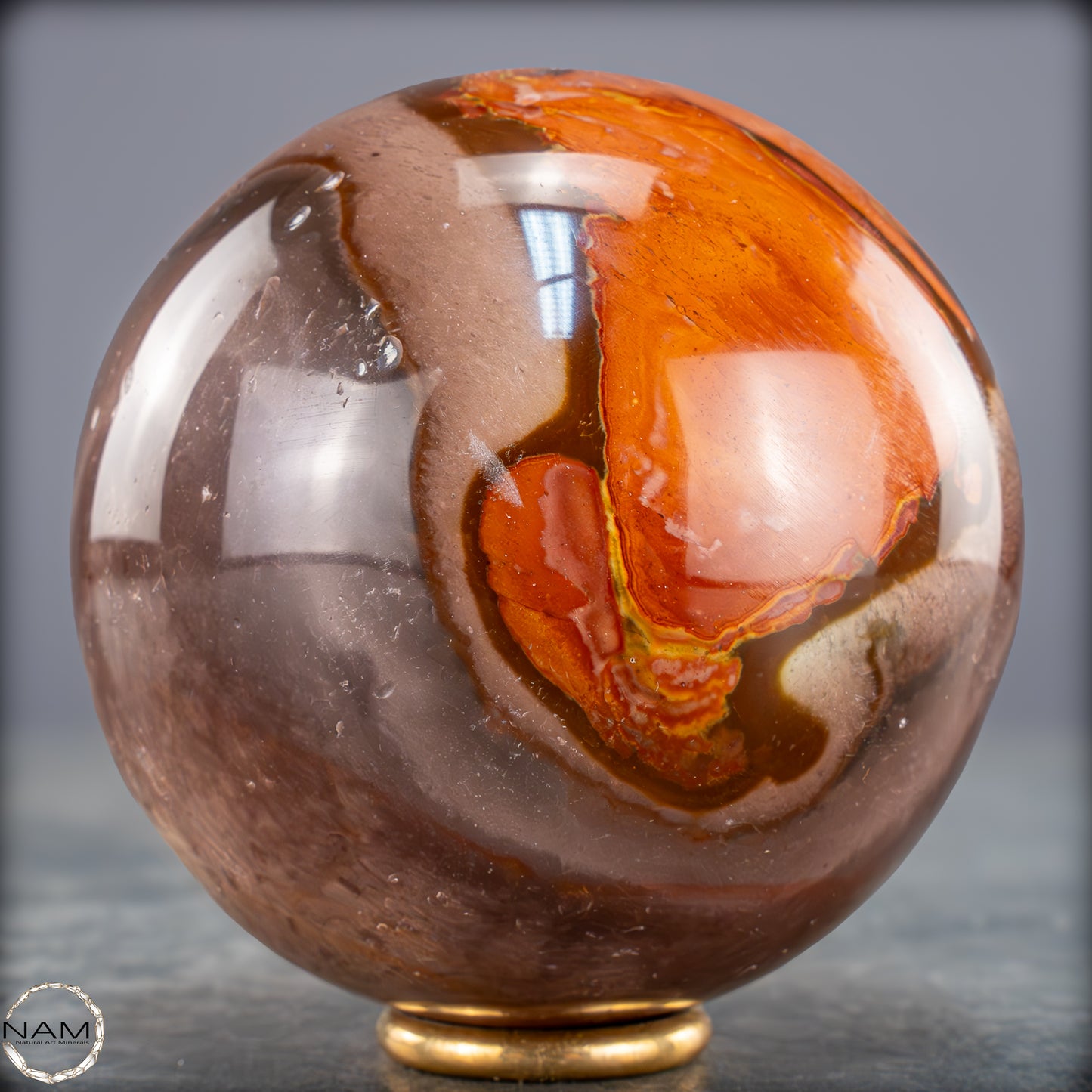 Natürliche Polychrome Jaspis Kristall-Kugel - 664,25g - 79mm