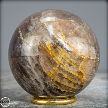 Natürliche Rauchquarz Kristall-Kugel aus Brasilien - 777,92g - 83mm