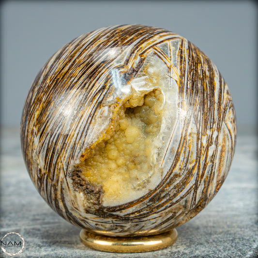 Natürliche Mehrfabige-Opal Kristall-Kugel, Peru - 295,08g - 60mm