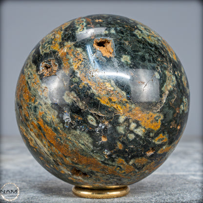 Natürliche Jaspis-Achat Kristallkugel - 733,82g - 83mm