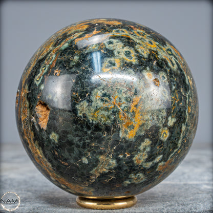 Natürliche Jaspis-Achat Kristallkugel - 733,82g - 83mm