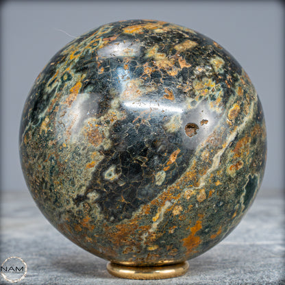 Natürliche Jaspis-Achat Kristallkugel - 733,82g - 83mm