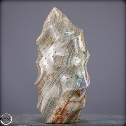 Natürliche Gebänderter Achat Kristall-Flamme - 3328,15g