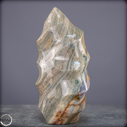 Natürliche Gebänderter Achat Kristall-Flamme - 3328,15g