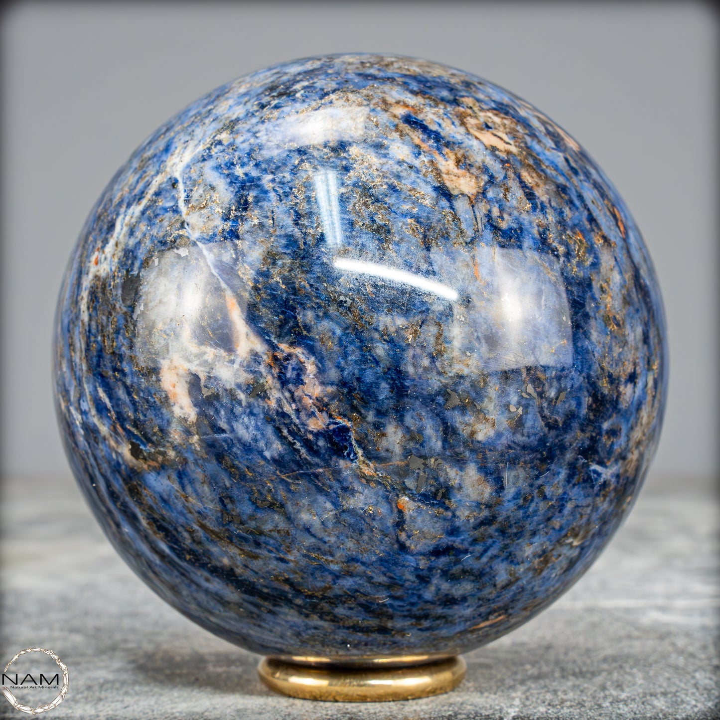Natürliche Sodalith-Kristall Kugel – 718,05g - 81mm