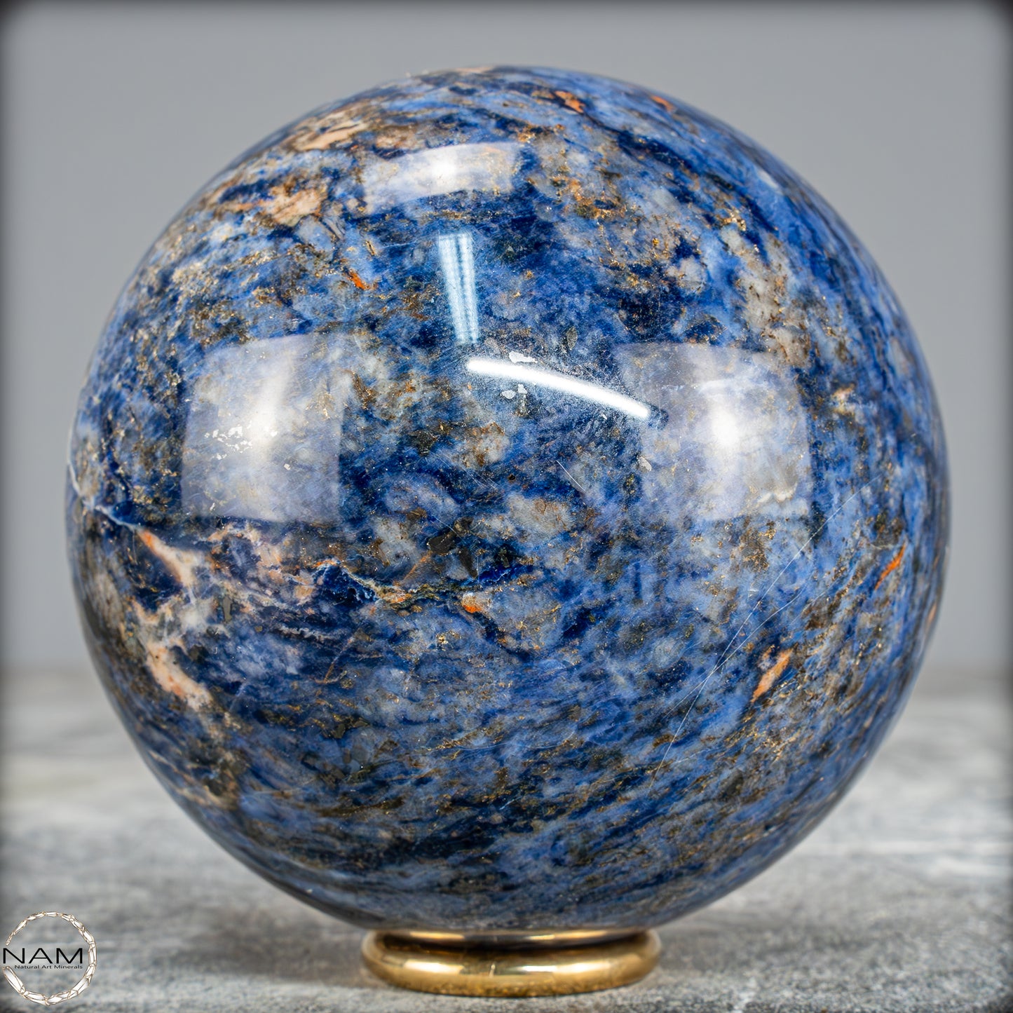 Natürliche Sodalith-Kristall Kugel – 718,05g - 81mm