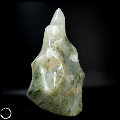 Natürliche Grüne-Quarzkristall Flamme aus Brasilien - 1692,35g