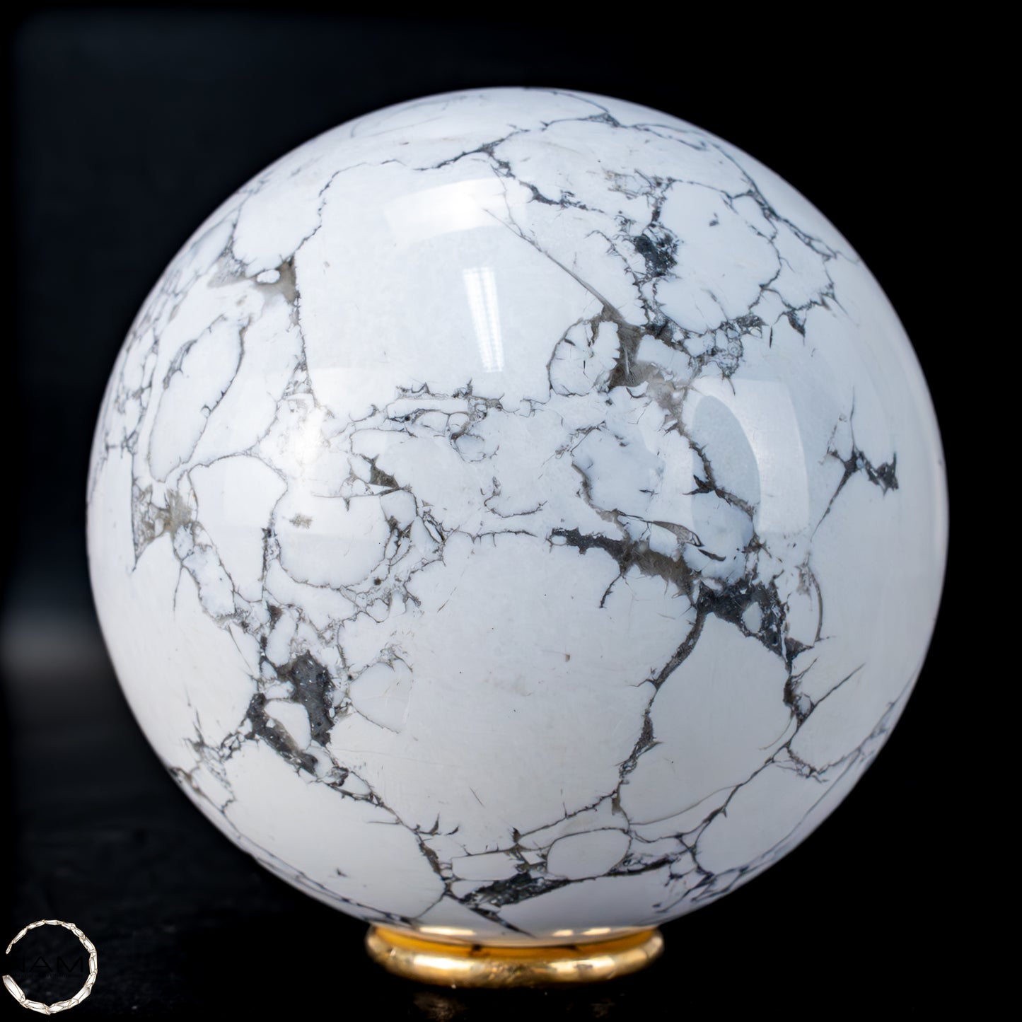 Natürliche Howlith-Kugel - 726,11g