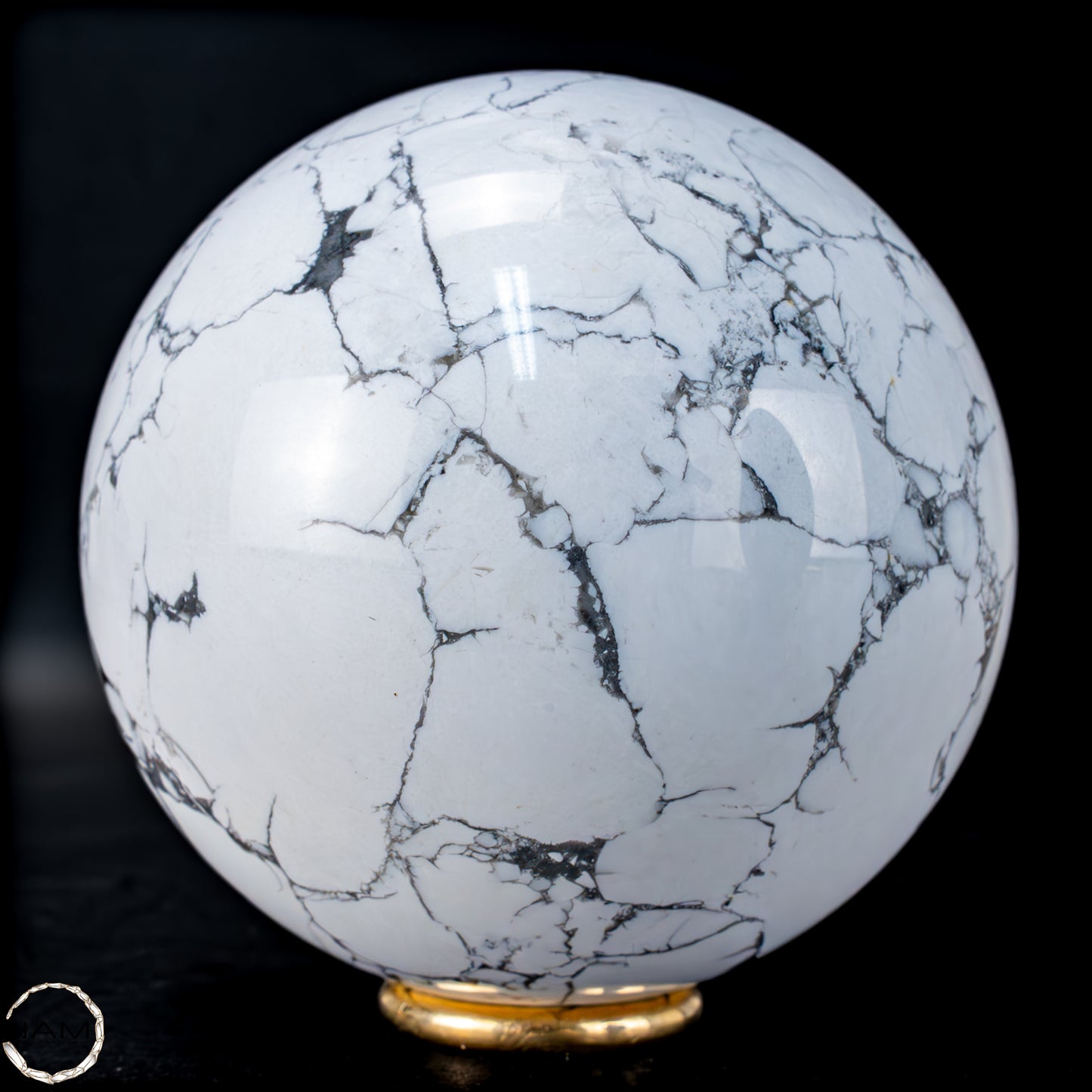 Natürliche Howlith-Kugel - 726,11g