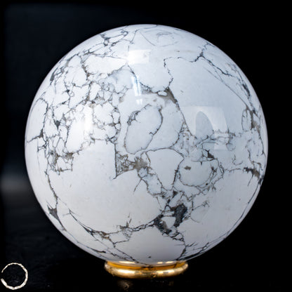 Natürliche Howlith-Kugel - 726,11g