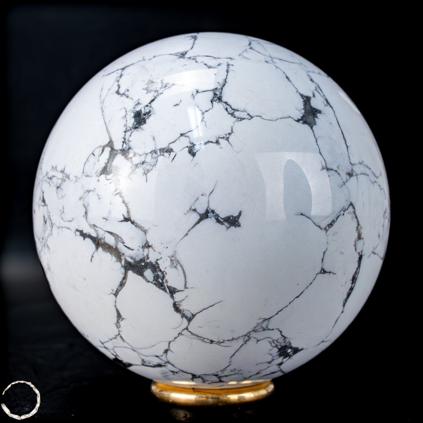 Natürliche Howlith-Kugel - 726,11g