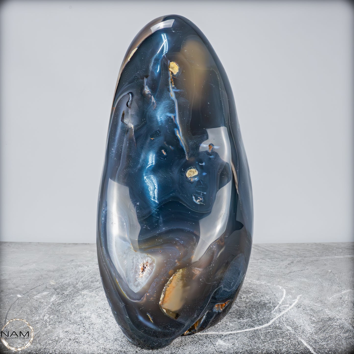 Natürliche Orca-Achat Kristall Freiform aus Brasilien - 9061,22g