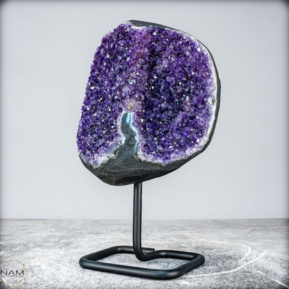 Natürliche Amethyst-Kristalle/Druse auf Ständer - 2276,64g