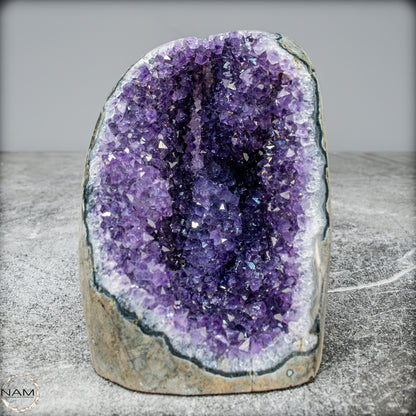 Natürliche Amethyst-Kristall Druse -889,74g