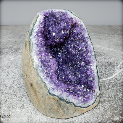 Natürliche Amethyst-Kristall Druse -889,74g