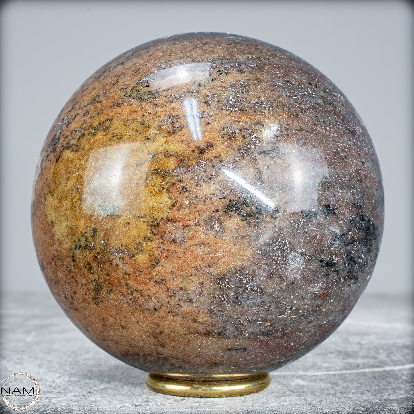 Natürliche Rote Aventurin Kugel aus Madagaskar- 2183,33g
