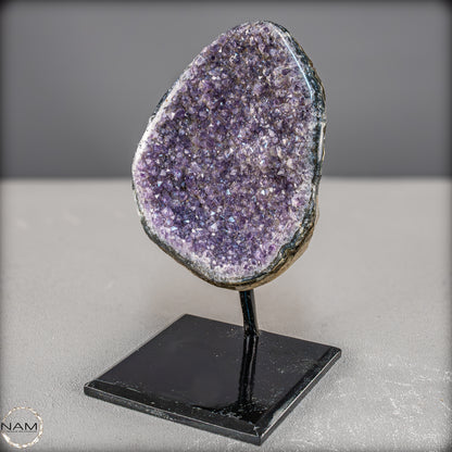 Natürliche Amethyst-Kristalle/Druse auf Ständer - 1561,23g