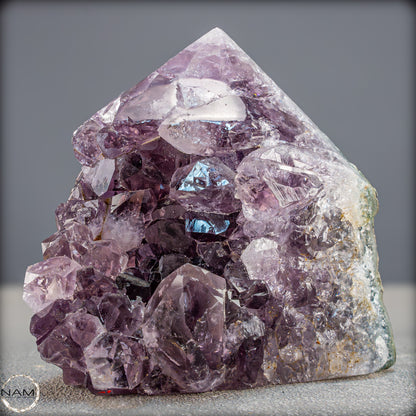 Natürliche Amethyst-Kristall Druse/Spitze- 858,41g
