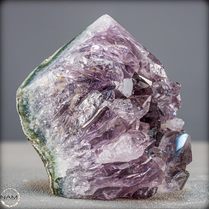 Natürliche Amethyst-Kristall Druse/Spitze- 858,41g