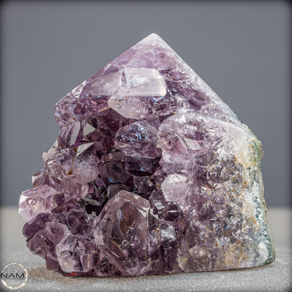 Natürliche Amethyst-Kristall Druse/Spitze- 858,41g
