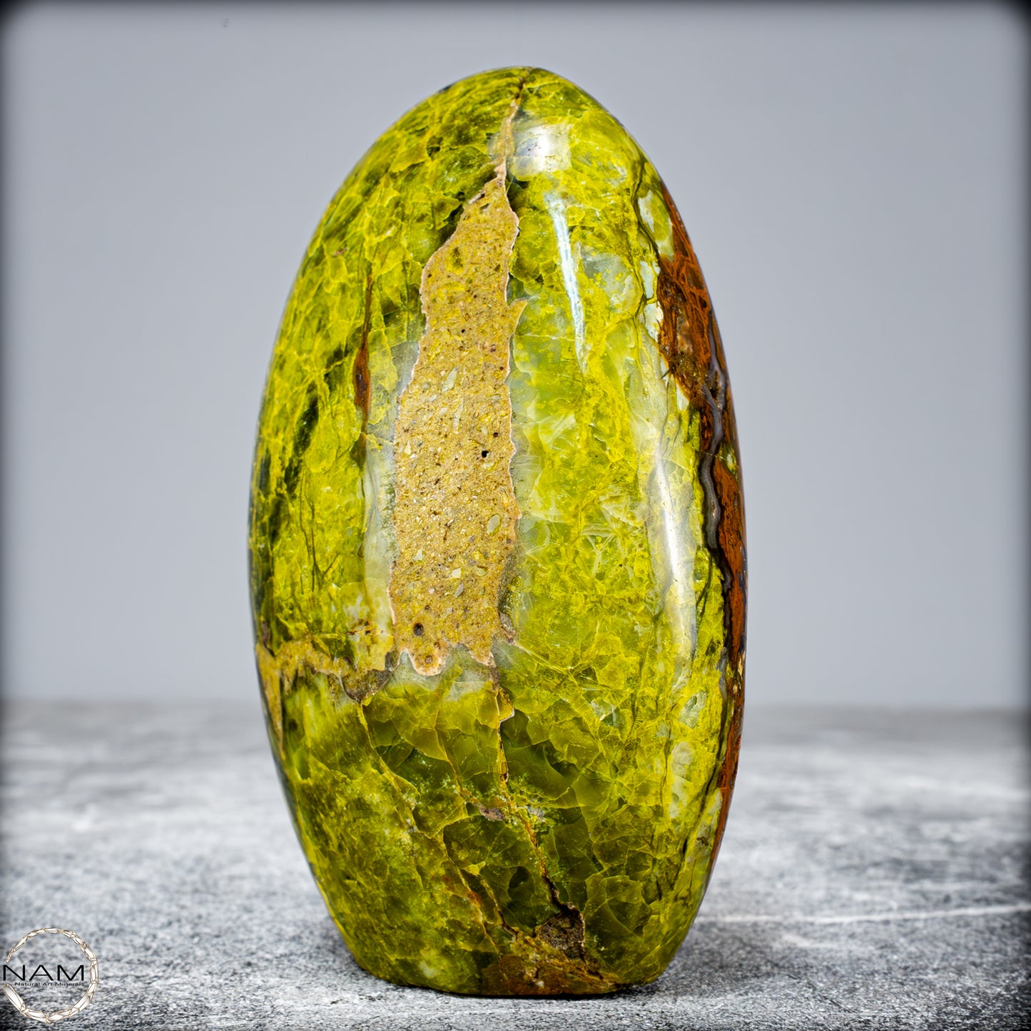 Natürliche Grüner Opal-Kristall Freiform -717,35g