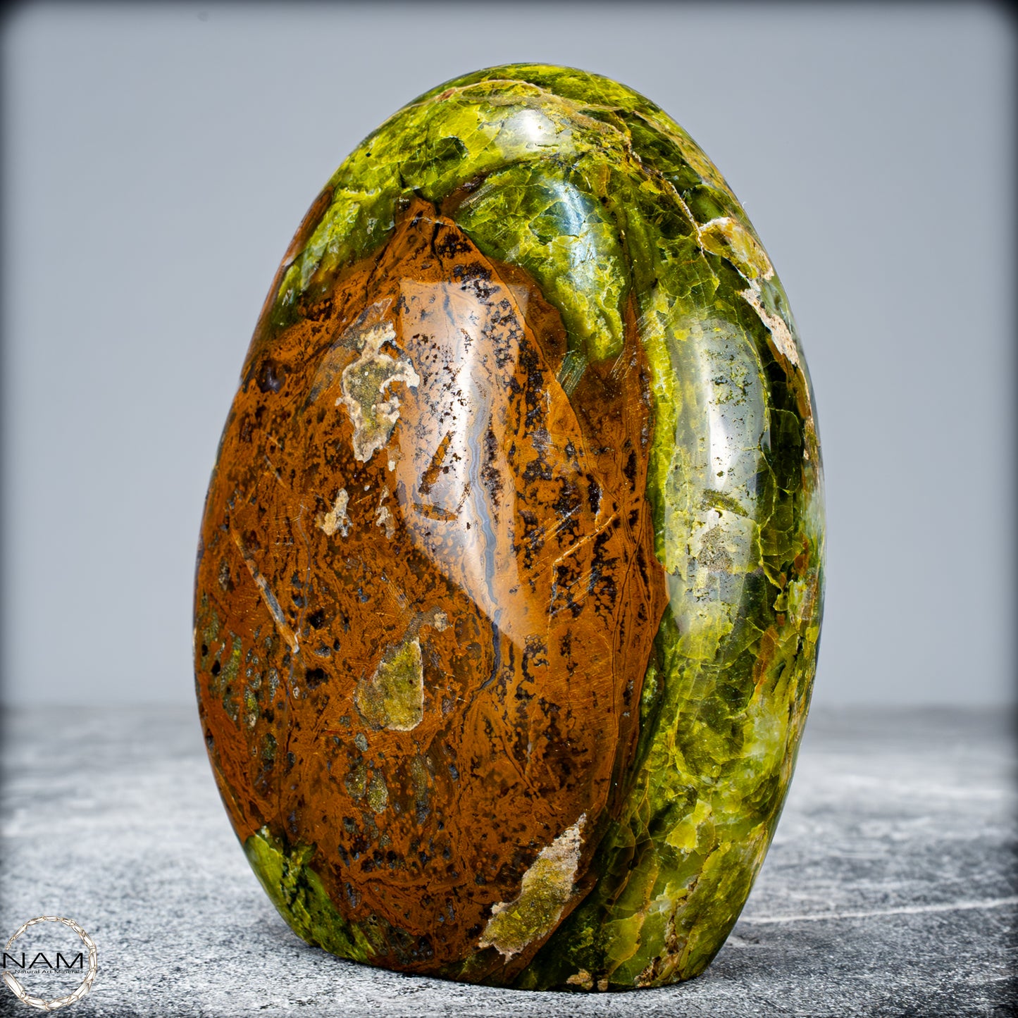 Natürliche Grüner Opal-Kristall Freiform -717,35g
