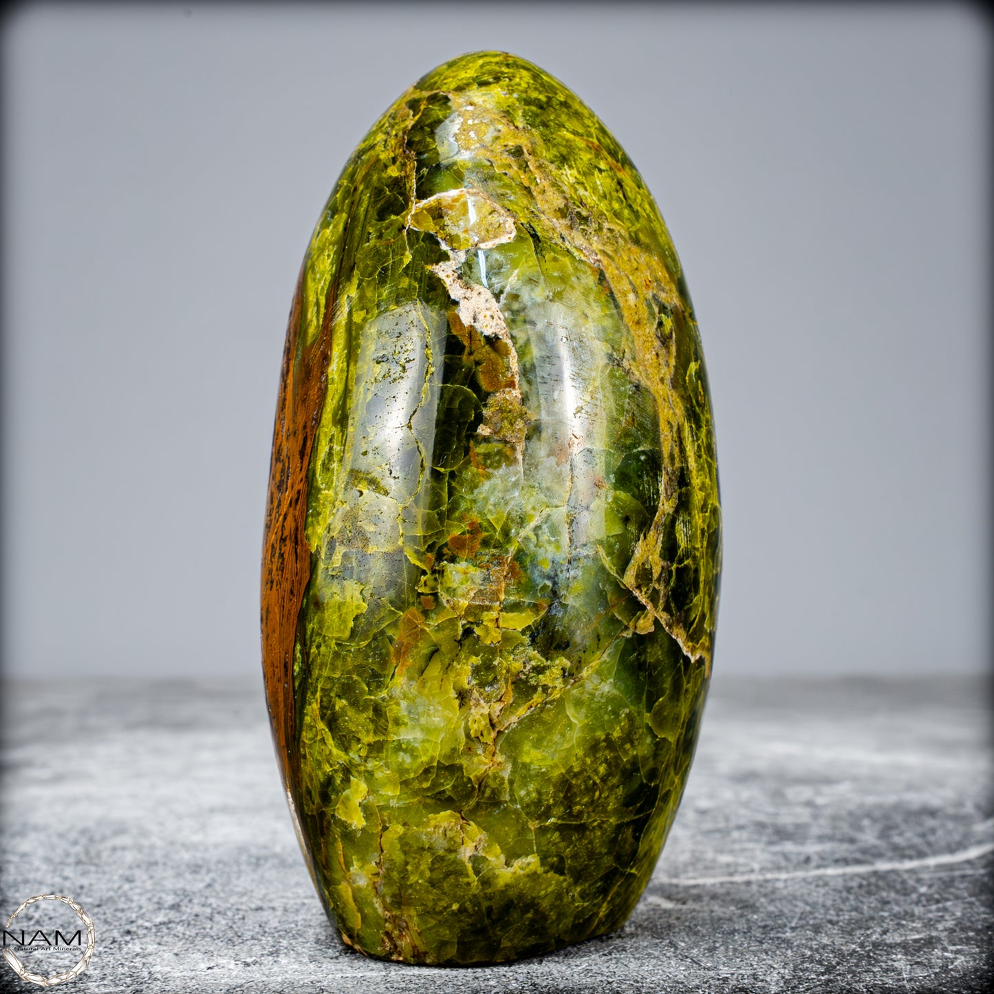 Natürliche Grüner Opal-Kristall Freiform -717,35g