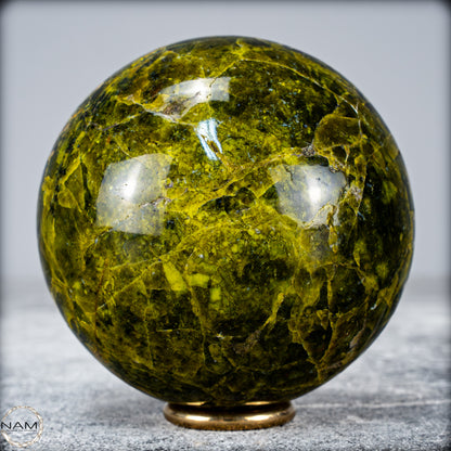 Natürliche Grüne Opal-Kristall Kugel - 539,75g