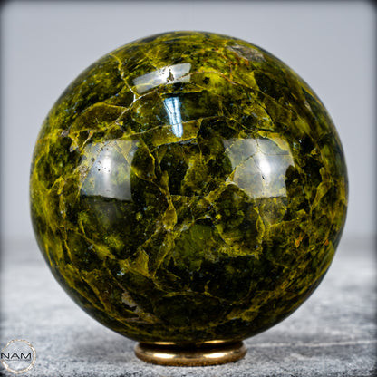 Natürliche Grüne Opal-Kristall Kugel - 539,75g