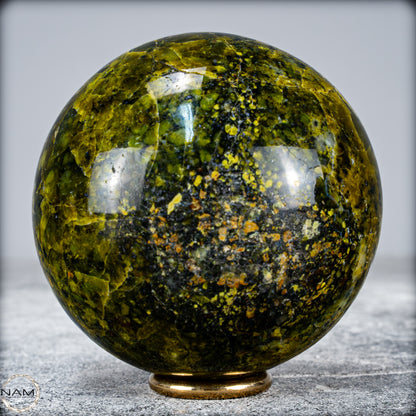 Natürliche Grüne Opal-Kristall Kugel - 539,75g