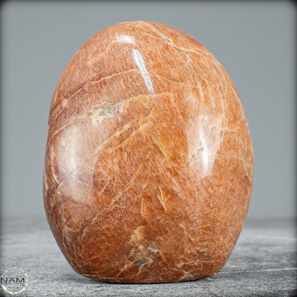 Natürliche Pfirsich-Mondstein Freiform - 734,34g